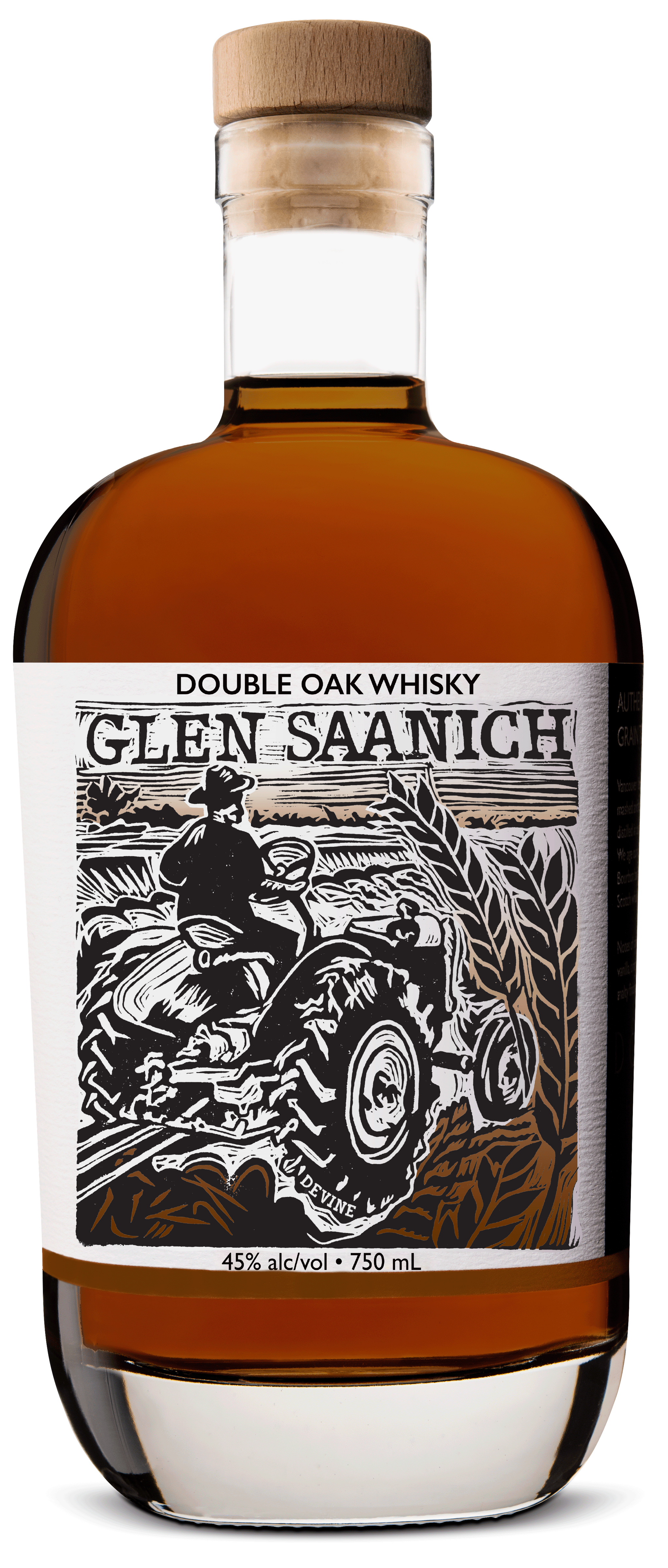 Glen Saanich Double Oak Whisky 750ml – DEVINE Distillery