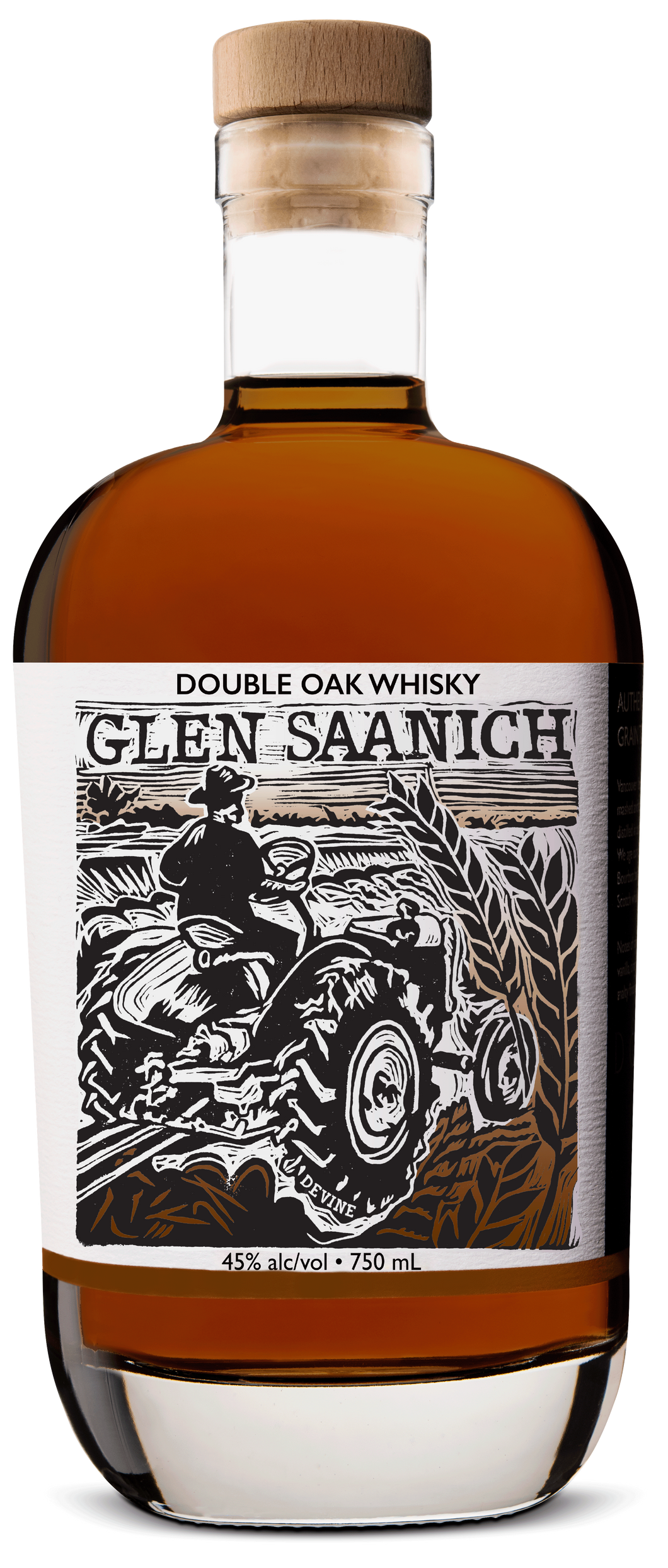 Glen Saanich Double Oak Whisky 750ml